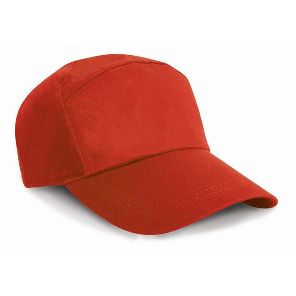 Result Unisex Plain Baseball Cap / Red